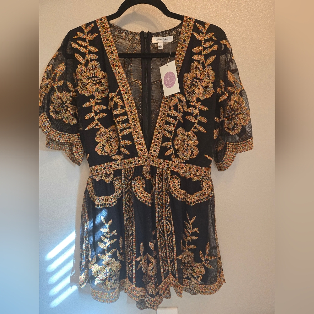 Cloud Ten Rainbow Romper Size Large